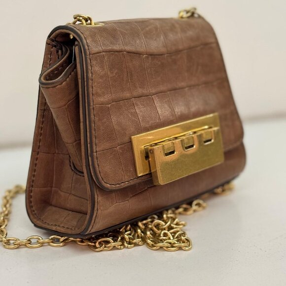 ZAC POSEN Embossed Leather Bag - Picture 2 of 8